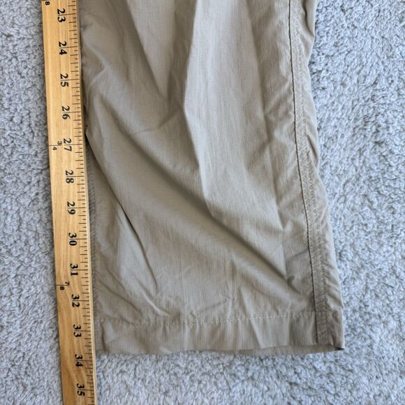 Columbia Pants Mens 38x34 Beige Cargo Hiking‎ Convertible Zip Off Omni Shield - Picture 4 of 11